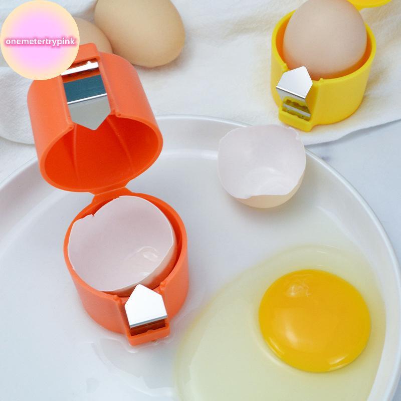 ONEPINK Eggshell Separator Handheld Eggshell Opener ครัวเบเกอรี่เครื่องมือไข่แบบพกพาไข่ Craing เครื่