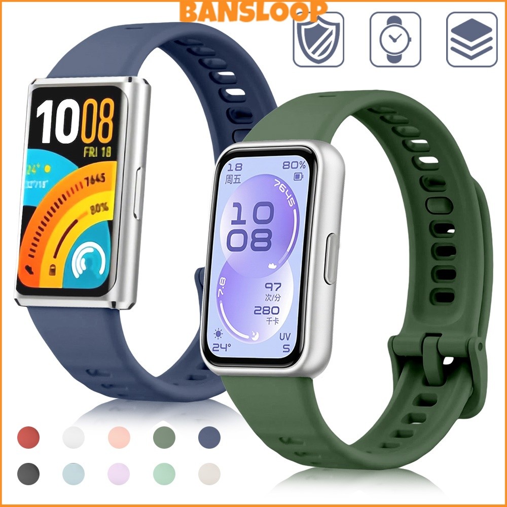 สายยางซิลิโคน for Huawei Band 11 / 11 Pro อุปกรณ์เสริมสายรัดข้อมือสายรัดข้อมือแบบปรับได้ for Smartwatch Huawei Band 11