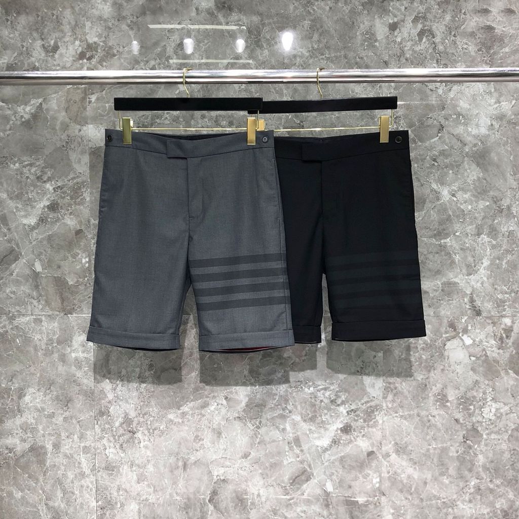 OWXT thombrowne Summer casual shorts, trendy and fashionable straight slim-fit short trousers