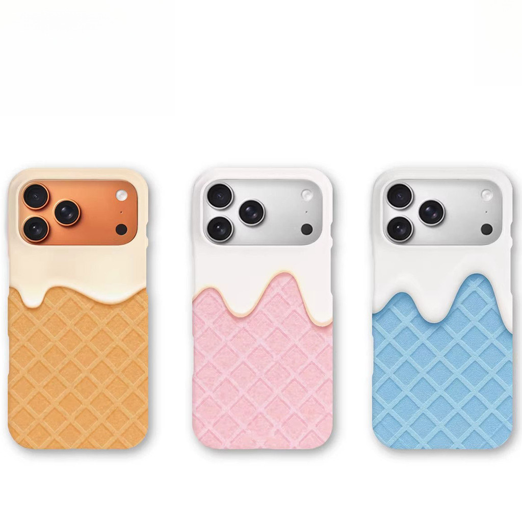 ไอศกรีม iPhone 17 Pro Max เคสโทรศัพท์ Magnetic Phone16 Case Matte 15 Creative