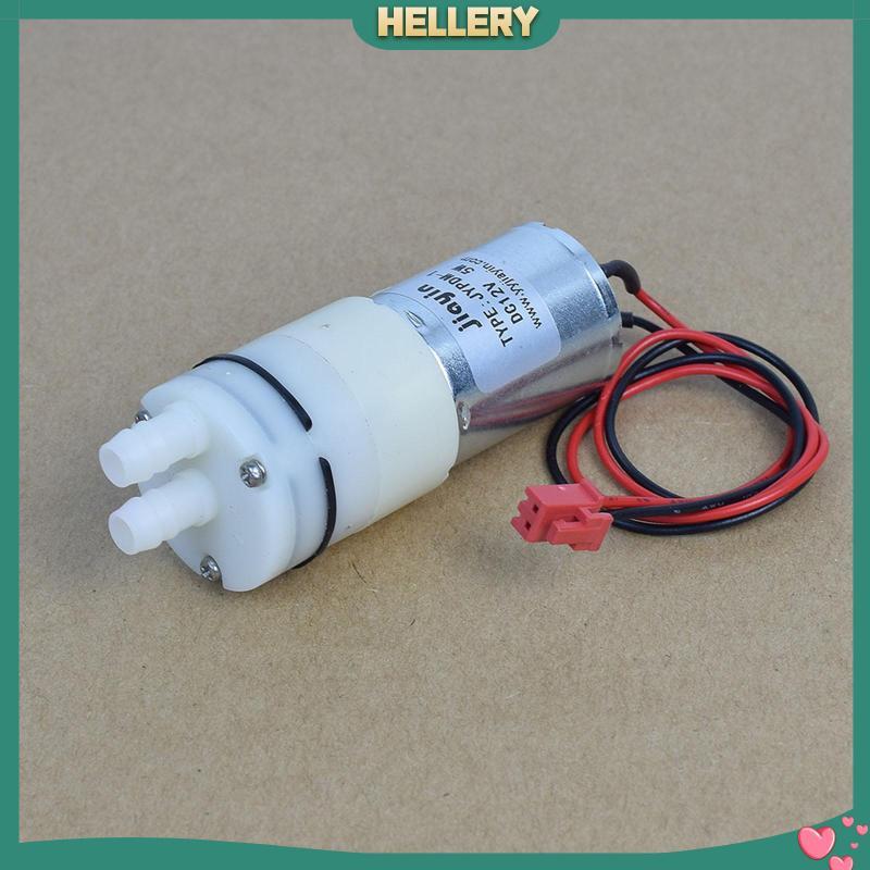 [HelleryTH] DC 12V Mini Self Priming ไดอะแฟรมปั๊มน้ําโลหะปั๊มแรงดันขนาดกะทัดรัดสําหรับตู้น้ําและเครื่องทําน้ําแข็ง
