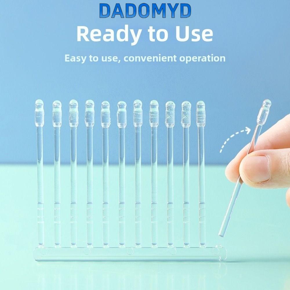 DADOMYD ไม้กวาดหูแบบใช้แล้วทิ้ง, เครื่องขุดหูเหนียวแบบใช้แล้วทิ้งนุ่ม, เครื่องทําความสะอาดหูเครื่องมือกําจัดขี้ผึ้งหูสําหรับอายุมากกว่าผู้ใหญ่เด็ก