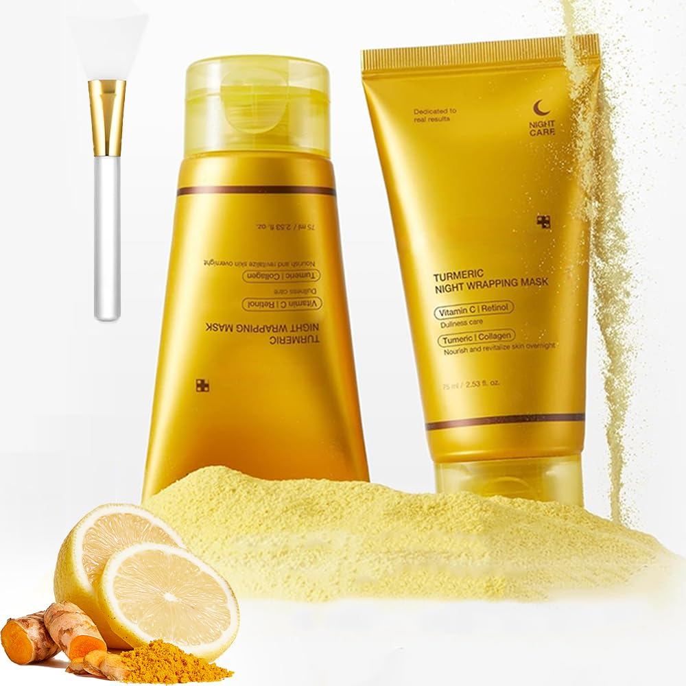 Revix Collagen Mask - Revix Turmeric Kojic Acid Collagen Night Mask สารสกัดธรรมชาติบริสุทธิ์ 100% อ่