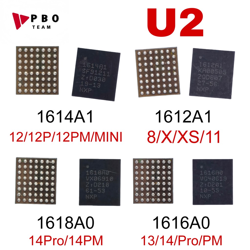 3PCS 1610A3 610A3b 1612A1 1614A1 1618A1 1616A0 1618A0 Tristar USB U2 ชาร์จ IC สําหรับ 6 7 8 X 11 12 