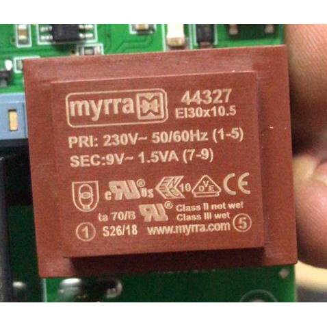 EI30/10.5 1.5VA 230V to 9V Filling Transformer AS3010 เปลี่ยน 44327