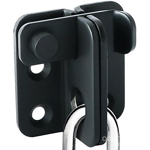 Alise Flip Latch Gate Latch สีดํา,Shed Door Latch Barn ล็อคประตู Shed Lock Latch, สแตนเลสล็อค Latche