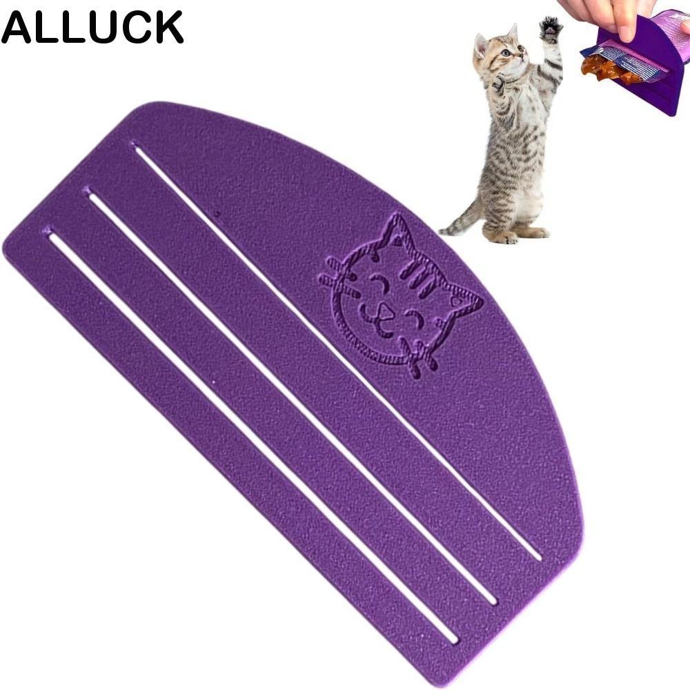 ALLUCK สุนัข Feed Squeezer, พิมพ์ PLA อาหารแมวกระเป๋า Squeezer, Practical Pet Supply ช้อนบีบรูปแบบน่ารักอาหารแมวใช้ในบ้าน