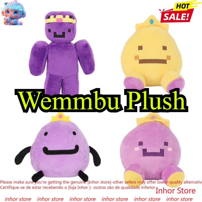 Wemmbu Plushie ตุ๊กตาหนานุ่มของเล่นสําหรับเด็กผู้หญิงของขวัญวันเกิดเด็ก