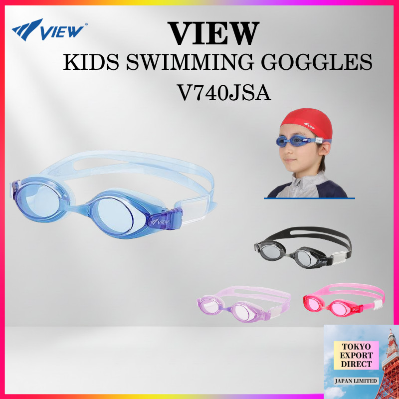 VIEW V740JSA แว่นตาว่ายน้ำเด็ก แว่นตาว่ายน้ำ ป้องกันฝ้า