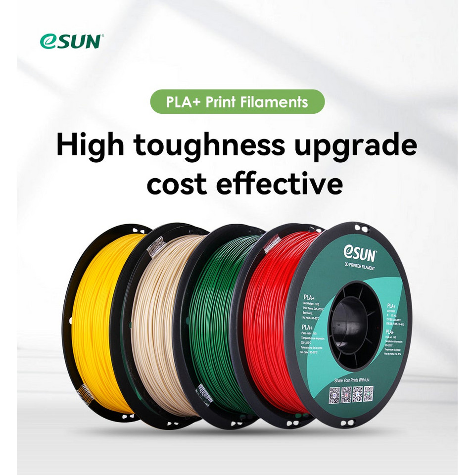 PLA+ eSun Filament 1.75mm, 1 KG