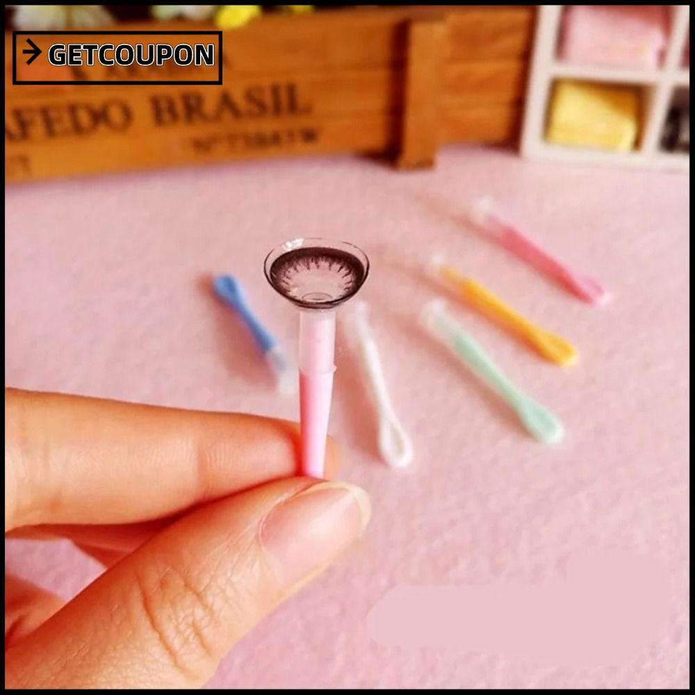 GETCOUPON 1PC คอนแทคเลนส์, สวมใส่เครื่องมือ Eyes Care คอนแทคเลนส์ Inserter, สีทึบคลิป Stick แหนบผู้ห