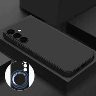 For Samsung A17 A07 A56 A16 S25 S24 S24 Plus S24 Ultra S23 FE Magnetic Case บางสีลูกกวาดนุ่มTPUซิลิโคนเคสโทรศัพท์