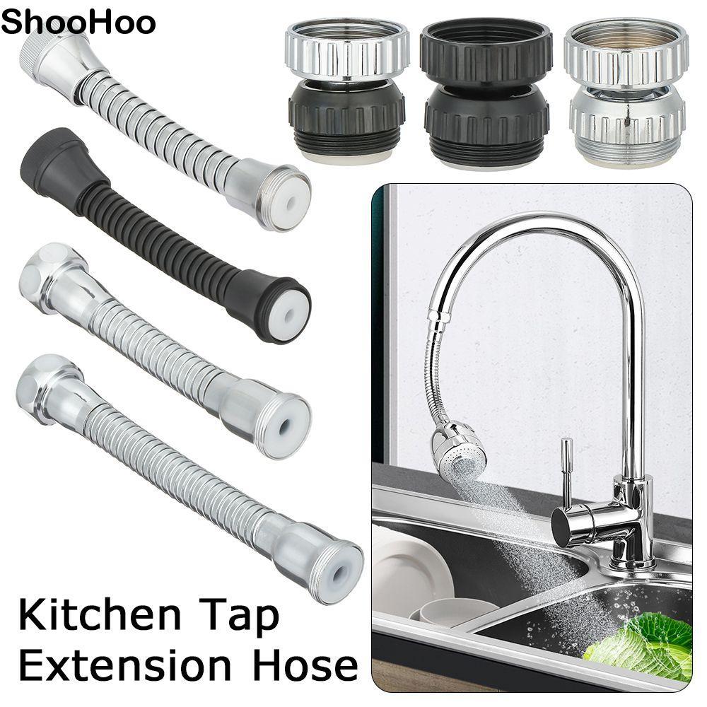 SHOOHOO Faucet Tube Water Saving Shower Tube Adjustment Faucet Adapter