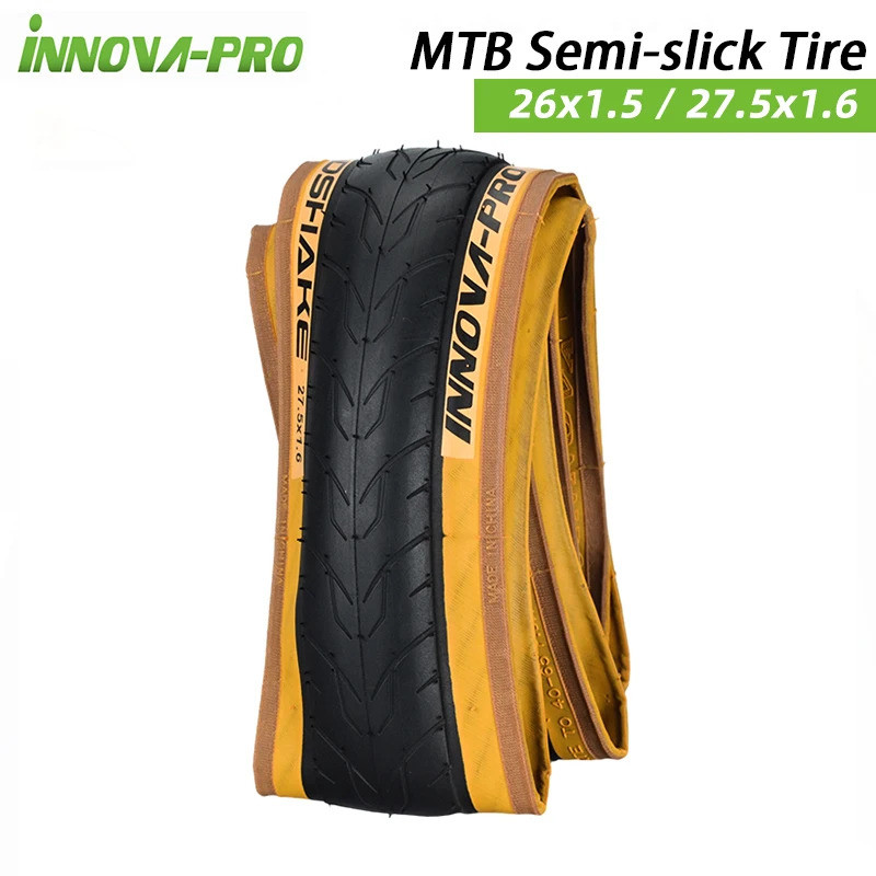 INNOVA PRO MTB Semi-Slick ยาง 26x1.5 27.5x1.6 พับยางสําหรับ Race MTB จักรยาน IA-2406/2245 ขี่จักรยาน