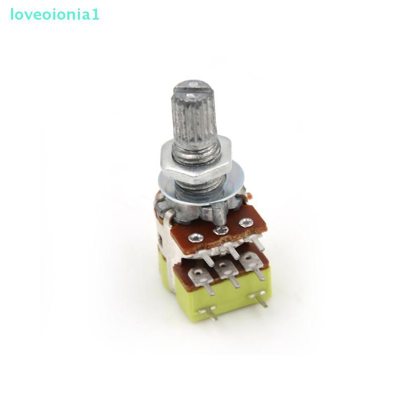 loveoionia1 B50K 50K Ohm Dual Linear Taper Volume Control Switchesentiometer Switch IA