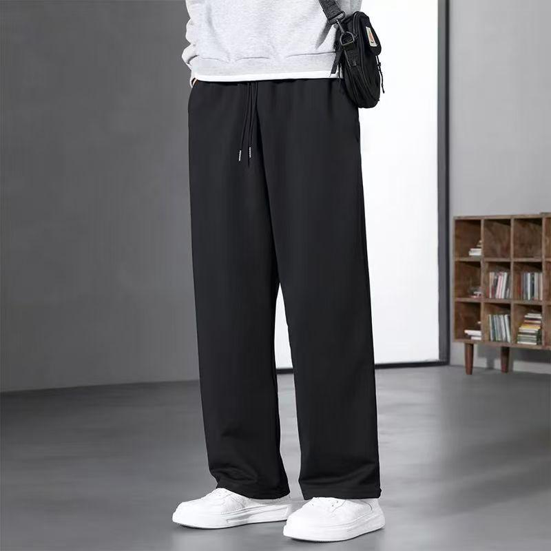 กางเกงวอร์มสปอร์ตทรงหลวมสีเทา ทรงหลวม ทรงหลวม ทรงหลวม กางเกงขายาวทรงหลวม ทรงหลวม เทรนด์ใหม่ ฤดูใบไม้ผลิ 2025 - รูปที่ 4