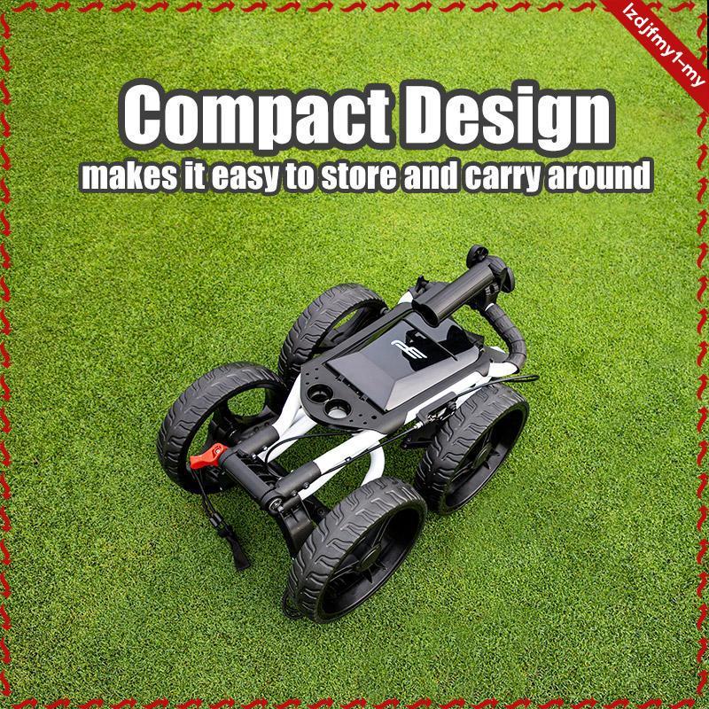 Leipupa Golf Push Cart Buggy พร้อม Scoreboard Golf Bag Holder Golf Push Pull Cart