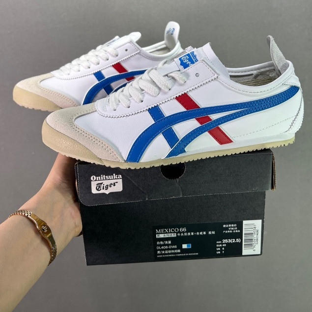 Onitsuka Tiger Mexico 66 รองเท้ากีฬาสําหรับผู้ชายและผู้หญิง DL408-0146