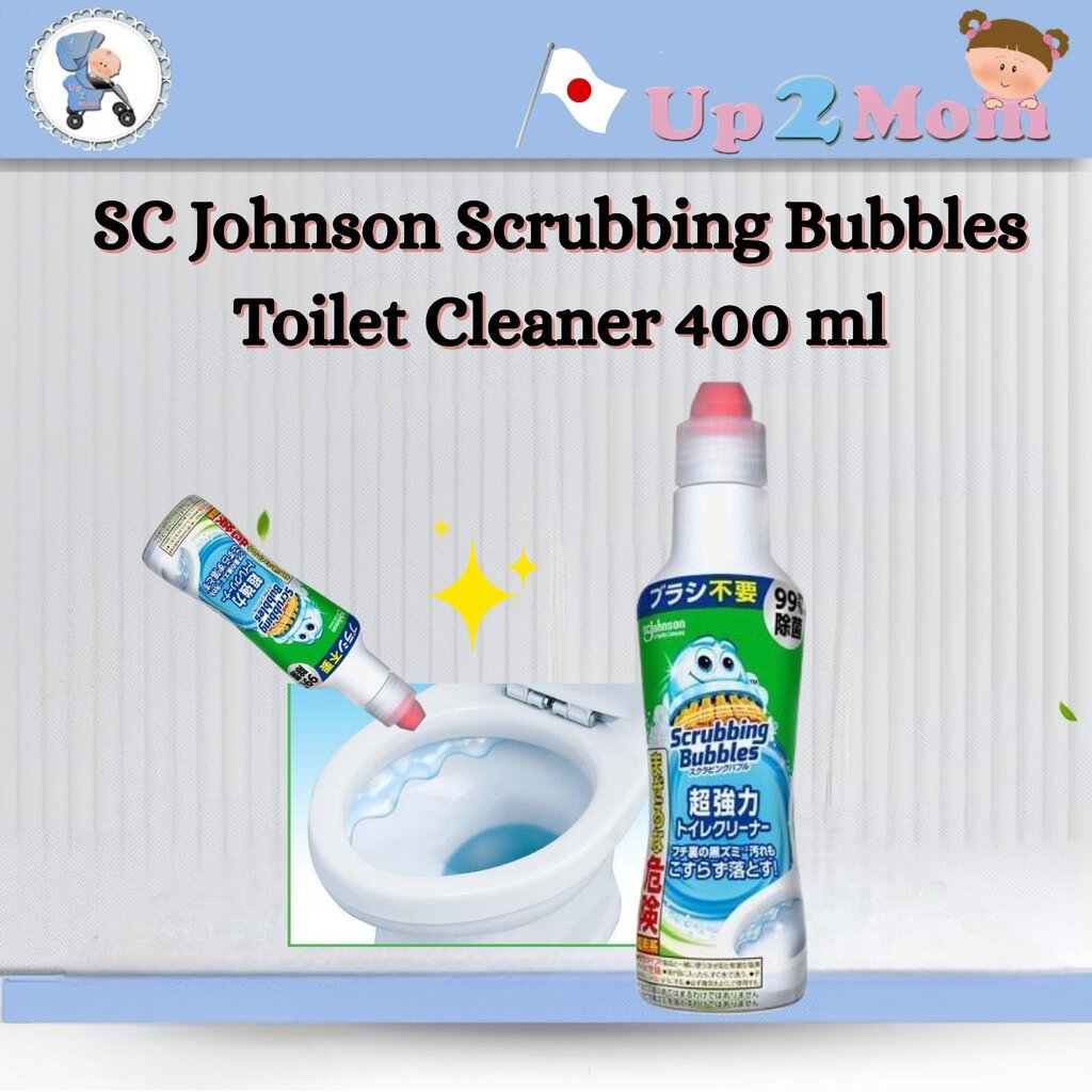 ✨ น้ำยาล้างห้องน้ำสูตรเข้มข้นพิเศษ SC JOHNSON Scrubbing Bubbles Toilet Cleaner 400ml ✨