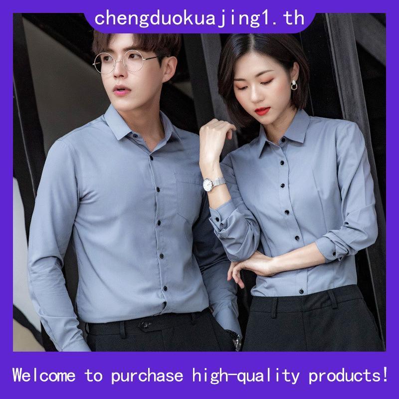 COTTON TWILL SHIRTS เสื้อเชิ้ตแขนยาวรุ่นคอปก -THE BEP.STUDIO