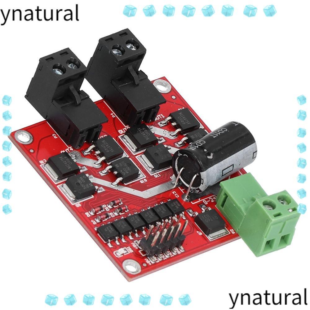 YENATURAL โมดูลไดร์เวอร์มอเตอร์ DC, 2-Channel 7A/160W 2-Channel Driver Module, ส่วนประกอบอิเล็กทรอนิ