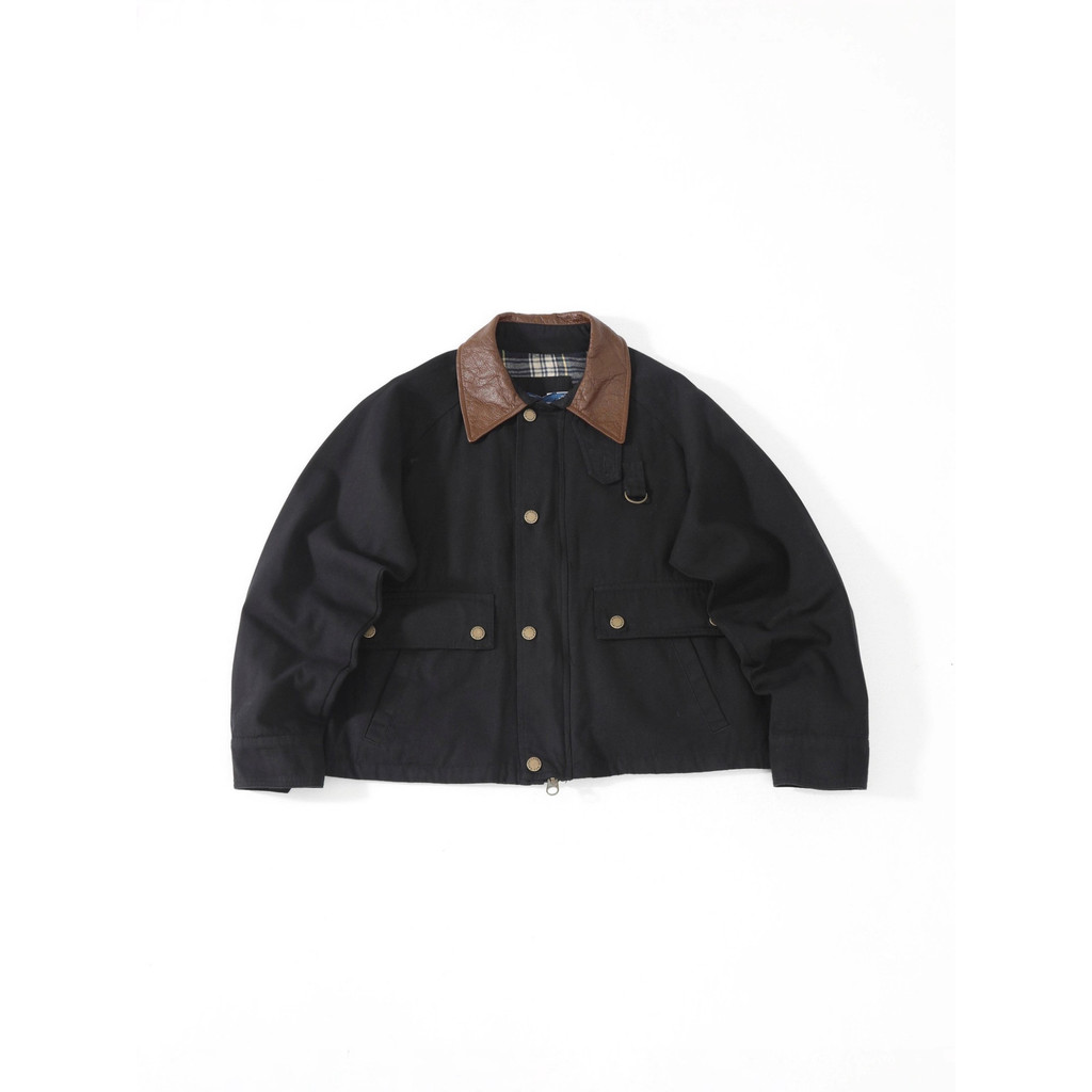 SSBD RL*''ren Workwear Style Women's Solid Color Zipper Short Casual Jacket for Women Autumn Winter 