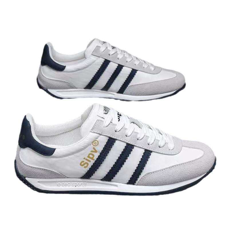 22 ฤดูใบไม้ผลิฤดูร้อนผู้ชายรองเท้า Forrest Gump รองเท้าเยาวชน All-Match แฟชั่นรองเท้าอินเทรนด์ Soft-Soled กีฬารองเท้าสีขาว MPMQ - รูปที่ 3