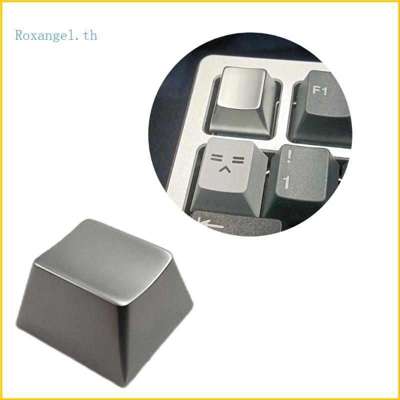 ROX 1PC คีย์บอร์ดโลหะ Keycaps เปลี่ยนโปรไฟล์เชอร์รี่ปุ่มกดเปล่า