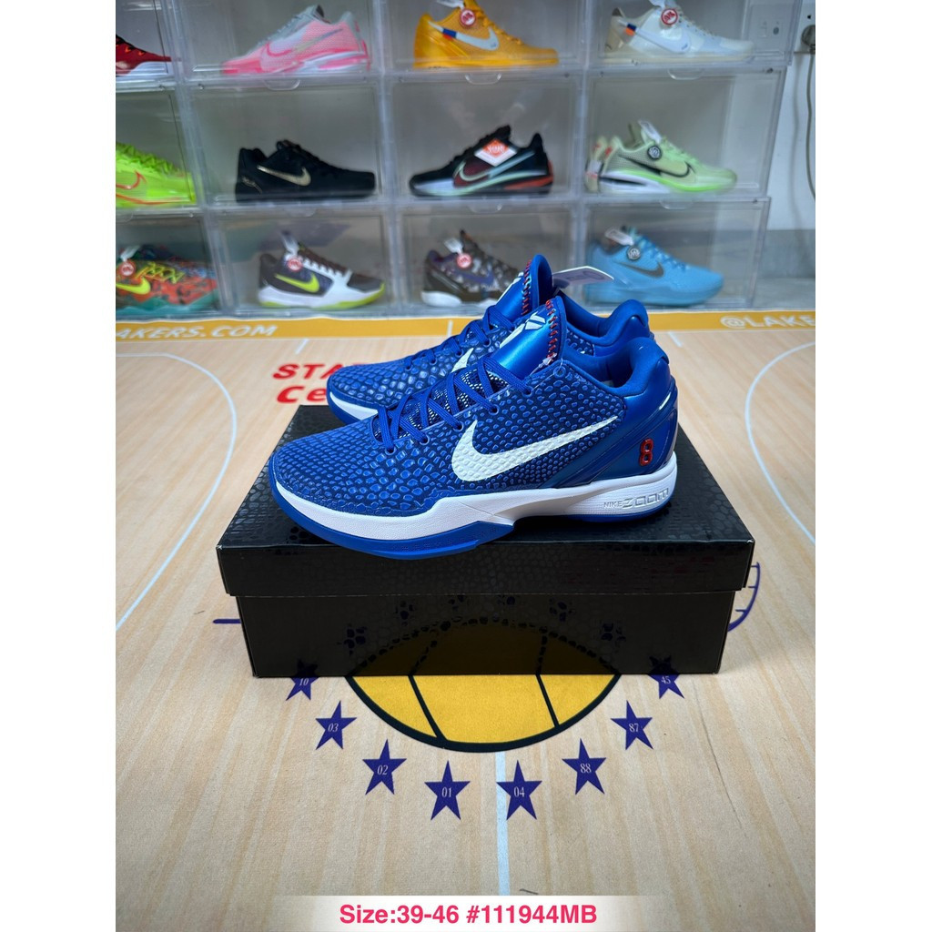 รองเท้าบาสเกตบอลสำหรับฝึกซ้อมจริง คาร์บอนแท้ กันลื่น ทนทาน ลดแรงกระแทก และระบายอากาศได้ดี Kobe 6th G