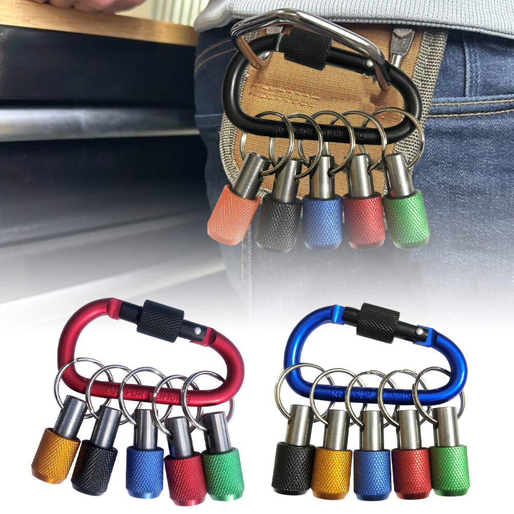 ชุดจัดเก็บบิตสว่านและหัวขัดสกรู ขนาด 1/4 นิ้ว แบบหกเหลี่ยม สำหรับใช้ในบ้านและงานช่าง