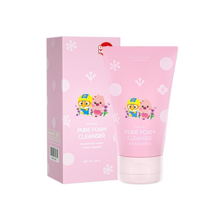 เกาหลีนําเข้า pororo pororo Children Foaming Facial Cleanser ทําความสะอาด Skin Care Facial Cleanser 120ml [yfE]