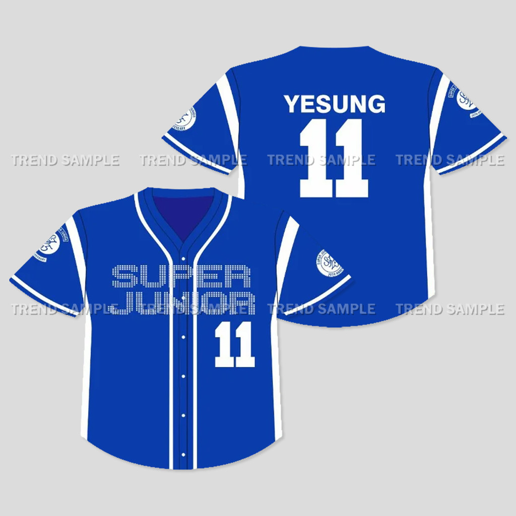 KPOP SUPER JUNIOR ครบรอบ 20 ปี TOUR <SUPER SHOW 10> Merch เบสบอล Jersey เสื้อยืด Unisex Plus ขนาดวินเทจแฟชั่นหลวมเสื้อพิมพ์ Tee - รูปที่ 5