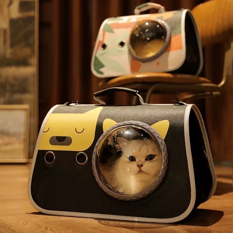 กระเป๋าใส่สัตว์เลี้ยง Pet Bag กระเป๋าแมว เป้สัตว์เลี้ยงกระเป๋า ใบใหญ่มาก พับเก็บได้ ระบายอากาศได้ เป้แมว สุนัข รูปที่ 2