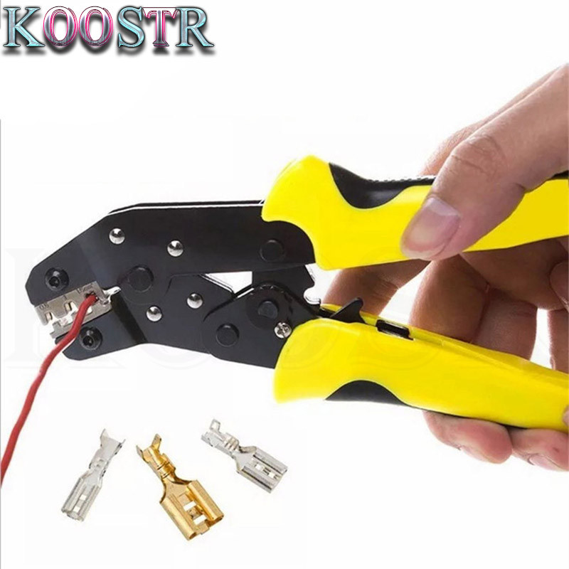 PARON JX-1601-08 คีมลวด Crimpers วิศวกรรม Ratchet Terminal Crimping คีม JX-48B 3.96 ถึง 6.3 มม.26-16