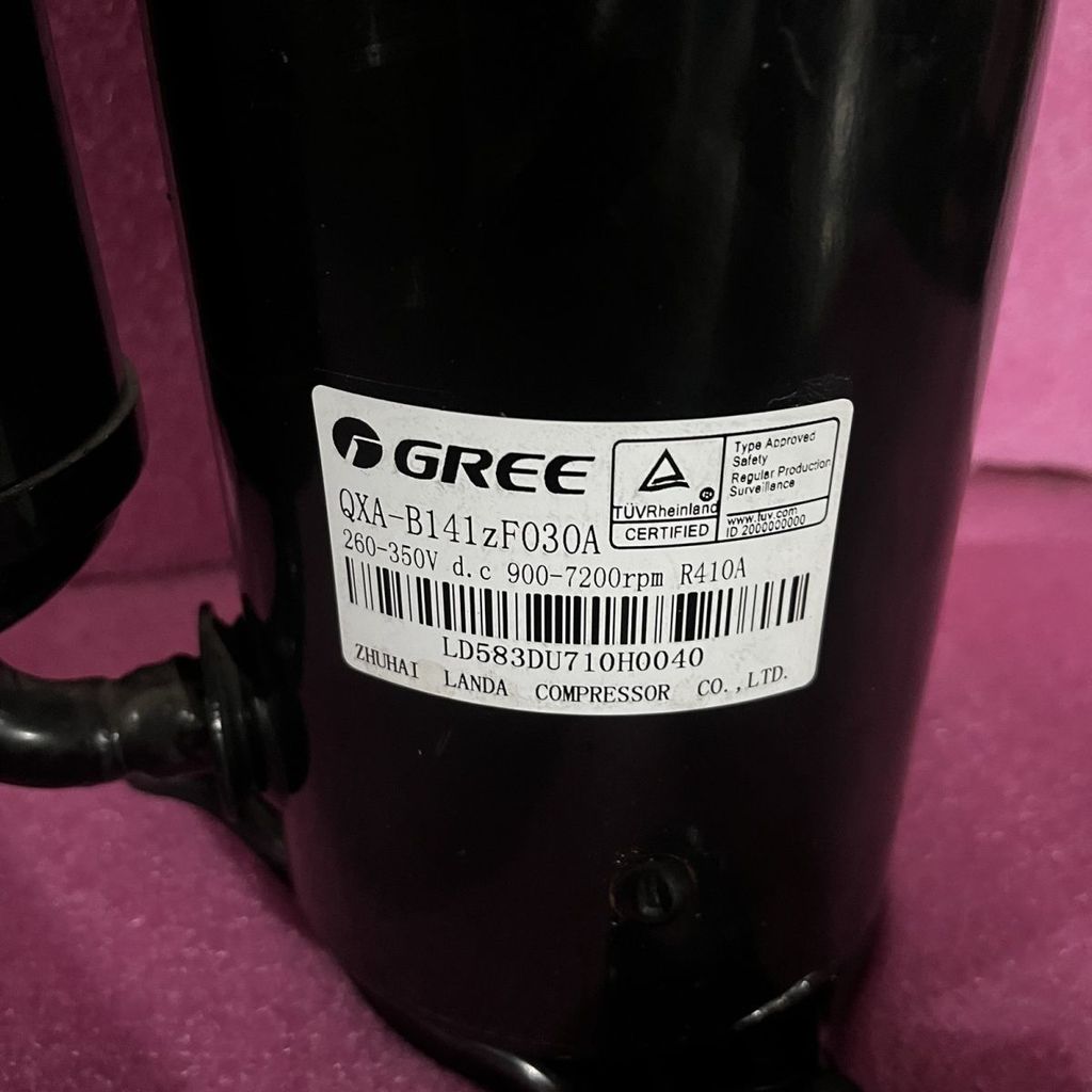 ใหม่เอี่ยม3คอมเพรสเซอร์อินเวอร์เตอร์ Gree QXA-B141zF030 QXA-B141ZF030D R410A
