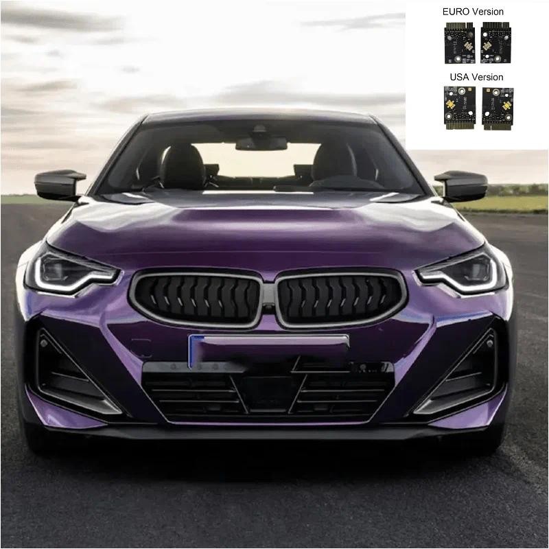 ชิปบอร์ด LED สีขาวสําหรับ 2022 2023 BMW 2 series M2 LCI G42 G87 M240i ไฟหน้าไฟวิ่งกลางวันไฟเลี้ยวโมด