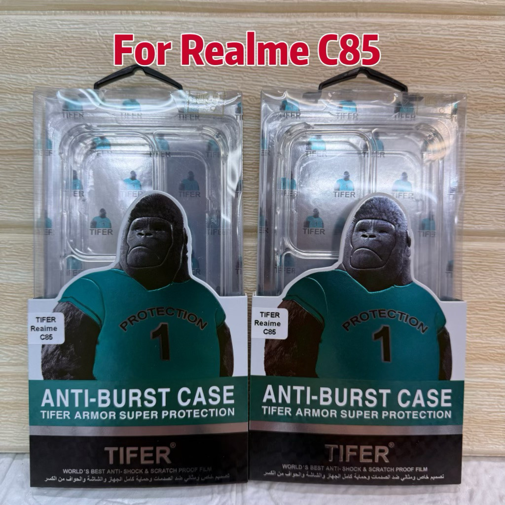 KingKong เคสใส สำหรับ Realme C85 / C75 / C71 / C65 / C63 / C61 / C55 / C53 / C51