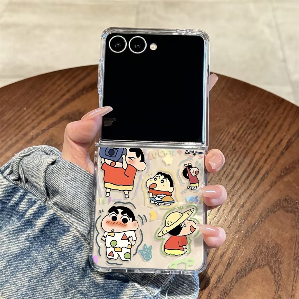 พับเคสโทรศัพท์ขึ้นและลงสําหรับกรณี SAMSUNG ZFLIP2 ZFLIP3 ZFLIP4 ZFLIP5 ZFLIP6 ZFLIP7 สําหรับ OPPO กร