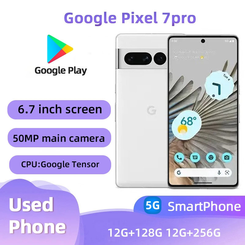 Google Pixel 7 Pro(5G)สมาร์ทโฟน 128GB โทรศัพท์มือสองสภาพดีทุกสี