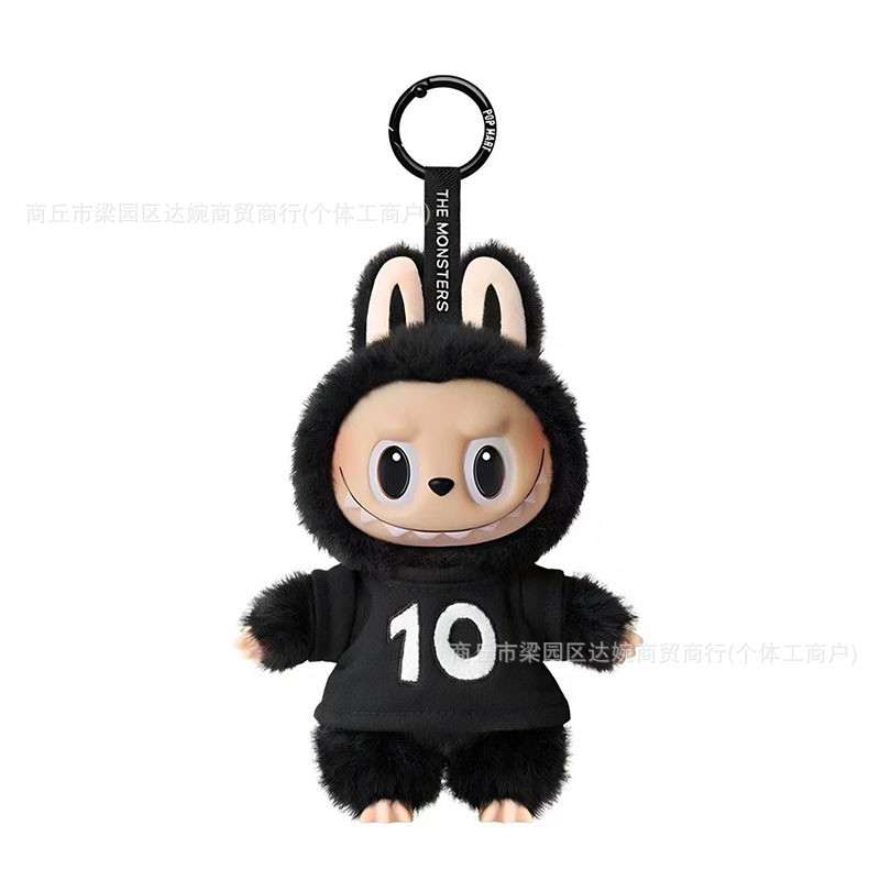 Labubu 10th Anniversary Exhibition Limited Vinyl Plush Hanging Card Labubu Pendant DQB251229
