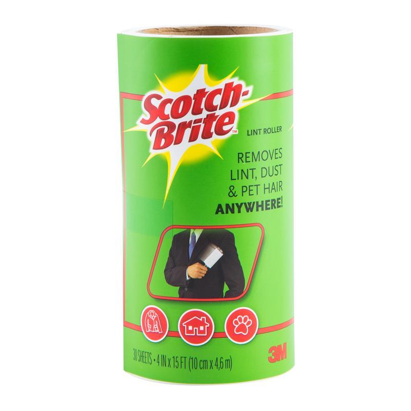 SCOTCH-BRITE รีฟิลล์ลูกกลิ้งขจัดฝุ่น รุ่น836R ขนาด30แผ่น