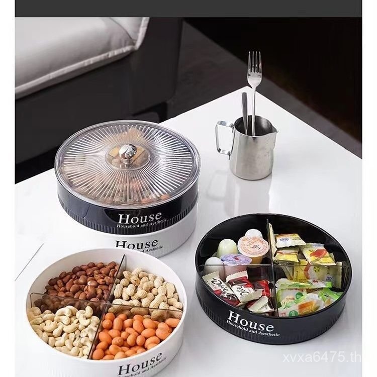 เดสก์ท็อปห้องนั่งเล่นถาดป้องกันฝุ่นหลายชั้นถาดขนม Mixue ถาดขนมขนม Multi-Grid แฟชั่น Mois