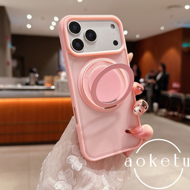 ผิวบางพิเศษรู้สึก 360 องศาหมุนวงเล็บเคสโทรศัพท์สีส้มเหมาะสําหรับ ไอโฟน 11 12 13 14 15 16 17 มือโปร สูงสุด กึ่งโปร่งใสฝ้ารวมทุกอย่างป้องกันการตกปก ราคา ถูกที่สุด ดีลบีเคเค แกลเลอรีภาพที่ 6