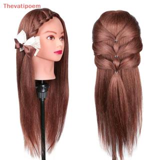 [Thevatipoem] Manequin Human Hair Barber Practice ทรงผมช่างท…