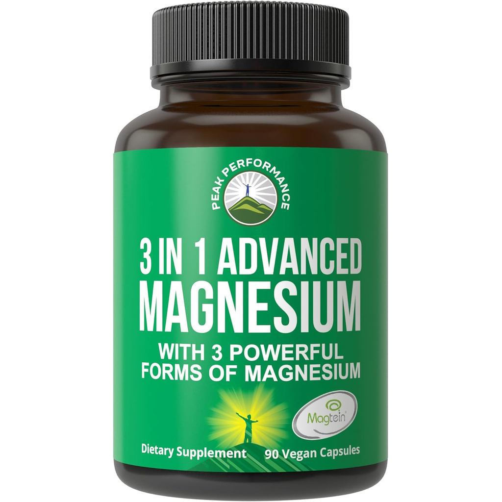 3 in 1 High-Grade Magnesium Iron Compound Magnesium Capsules บรรจุ L-Magnetic Ammonite และ Magnesium