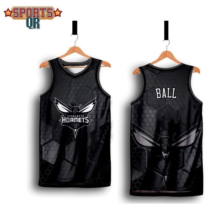 HORNETS เสื้อบาสเก็ตบอลบอล Lamelo 10