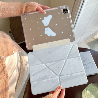 ป้องกันสําหรับเคส ipad pro12.9 Gen5/6Gen7Gen8Gen9 M2 Air6 M3 Air7 Mini4/5/6 air11 Air2 air13inch 10th 2025A16gen11th Air4/air5 M4 2024pro11 Y พับแท็บเล็ต