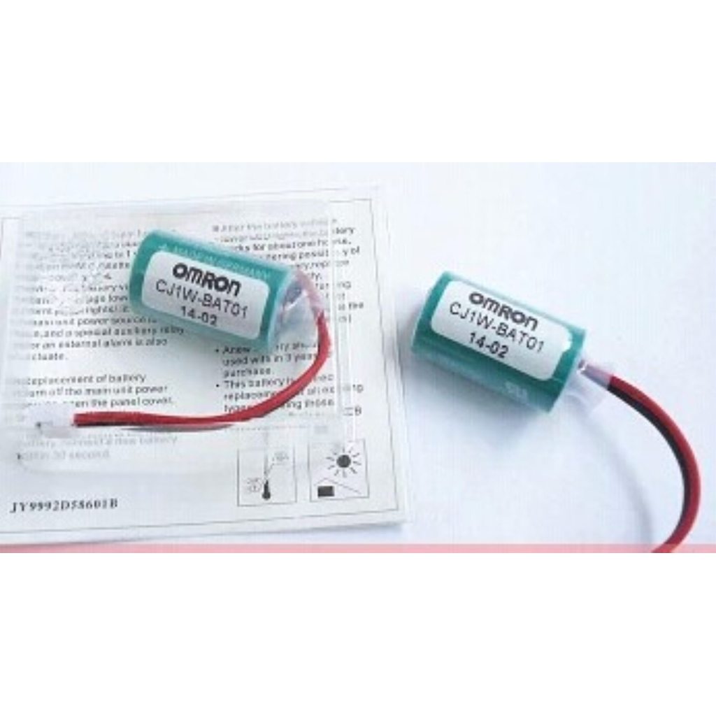 ใหม่ 1PCS CS1W-BAT01 Omron PLC แบตเตอรี่ CP1H CP1L CJ1M PLC ใช้เครื่อง