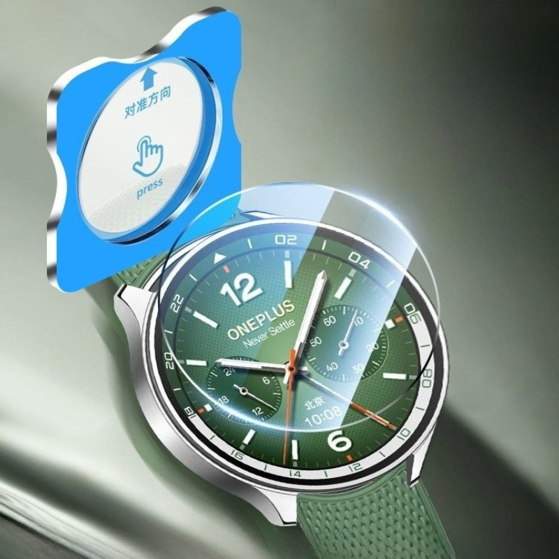 สําหรับ OnePlus Watch Lite 3 2 2R 43MM กระจกนิรภัยป้องกันหน้าจอ watch3 watch2 watch2R Clear ตําแหน่ง