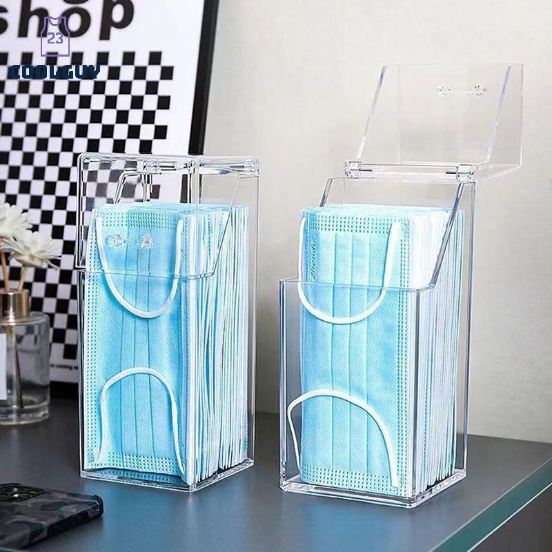 กล่องเก็บหน้ากากกันฝุ่นและผ้าเช็ดทำความสะอาดแบบมีฝาปิด จาก Kitchen Seal-Design